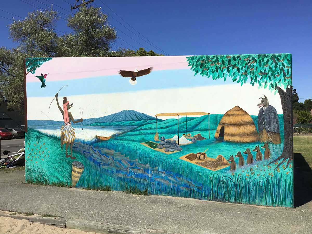 Ohlone Murals by Jean LaMarr, Image 1.