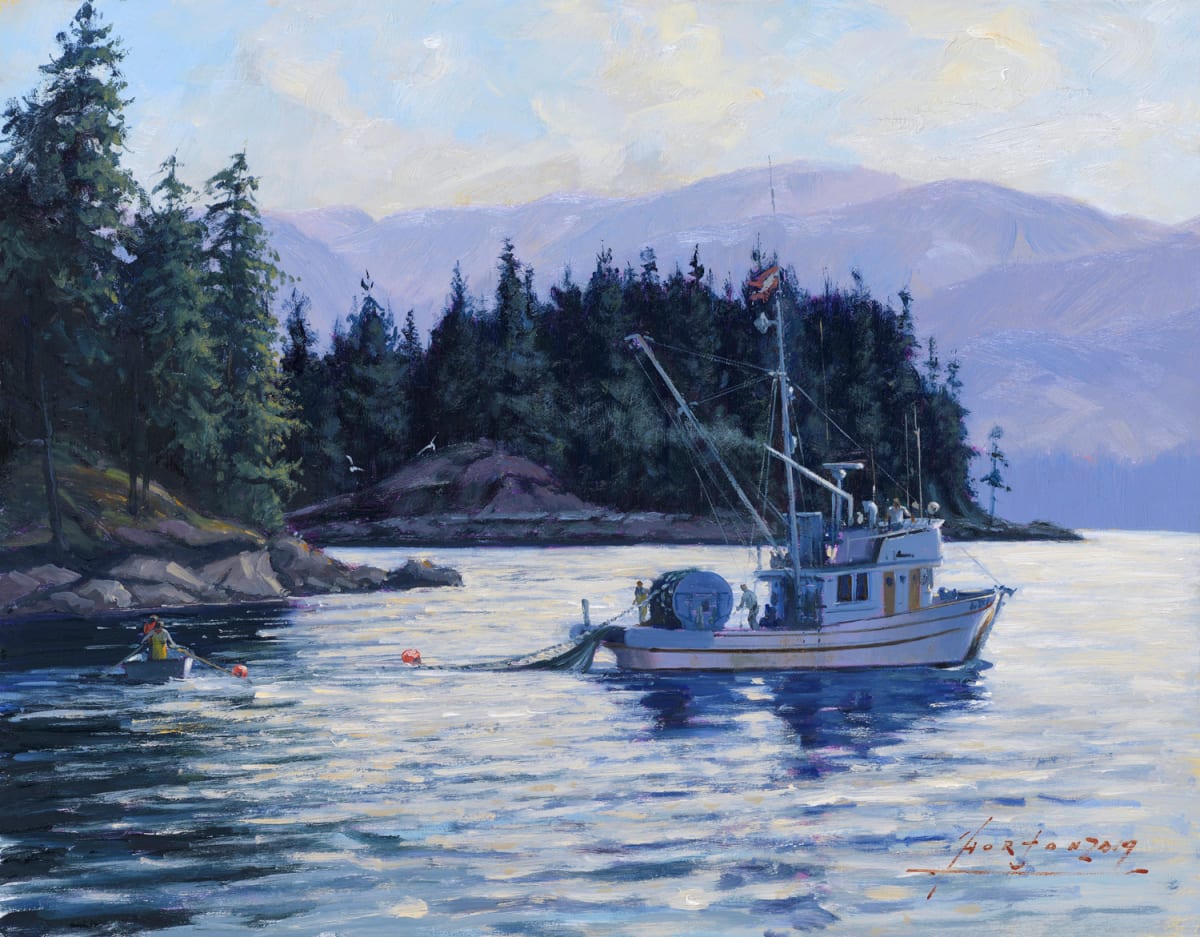 Laying out the Beach Seine by John Horton (CSMA, FCA) 