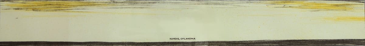 Kansas, Oklahoma by Edward Ruscha 