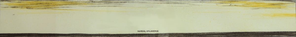 Kansas, Oklahoma by Ed Ruscha 