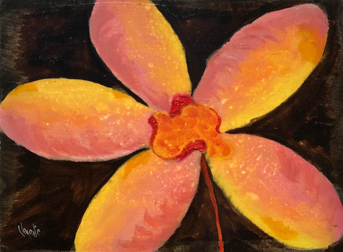 Orange Flower by Clemente Mimun, Image 1.