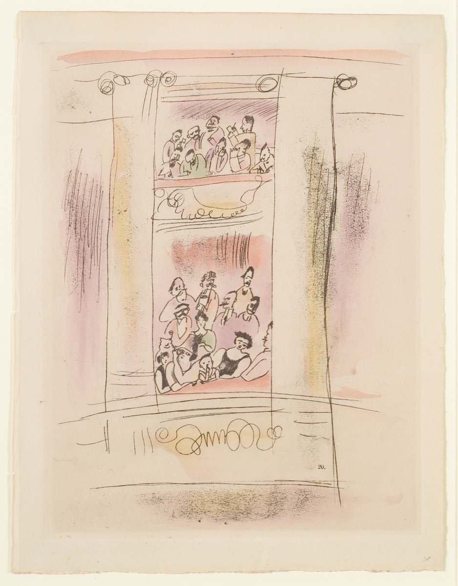 The Lodge for La Nuit de Babylon by Jules Pascin, Image 1.