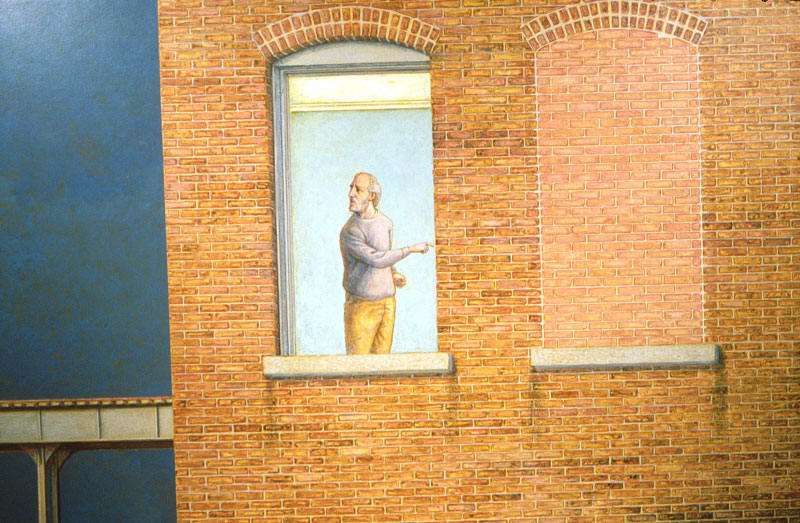 Self Portrait in Window, Image 1.