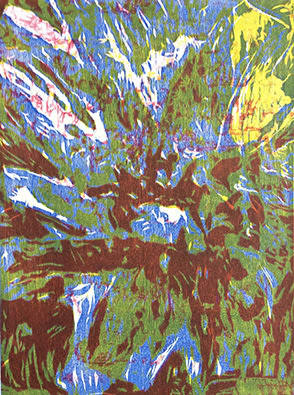 Exploding Flowers 23 by Lenore Tenenblatt 