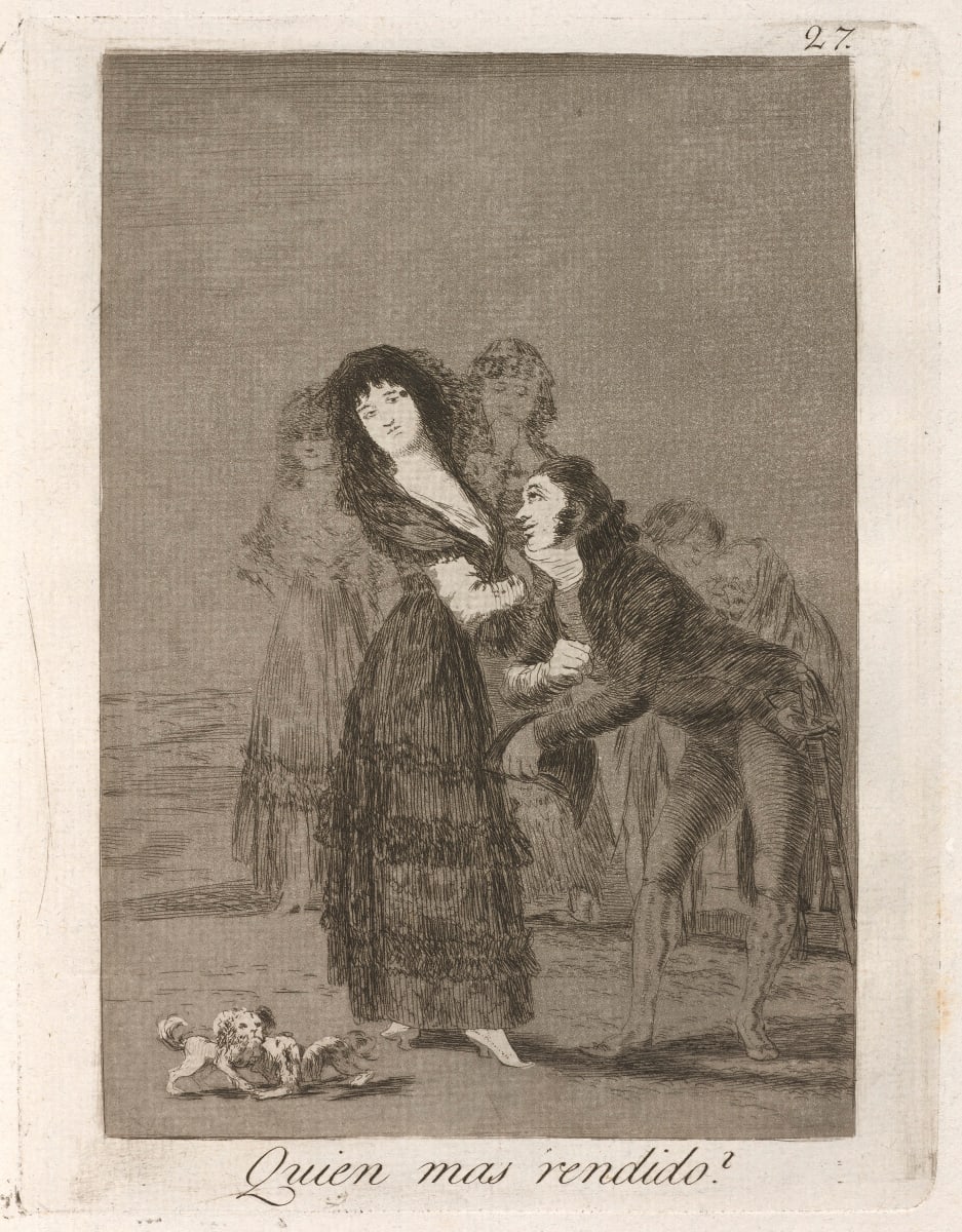 Quien mas Rendido? by Francisco de Goya, Image 1.