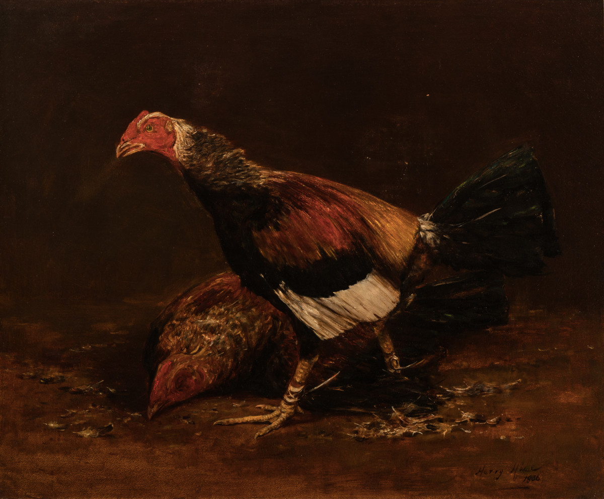 Gamecocks (pair) by Harry Hall 