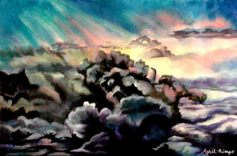 Above the Clouds II by April Rimpo, Image 1.