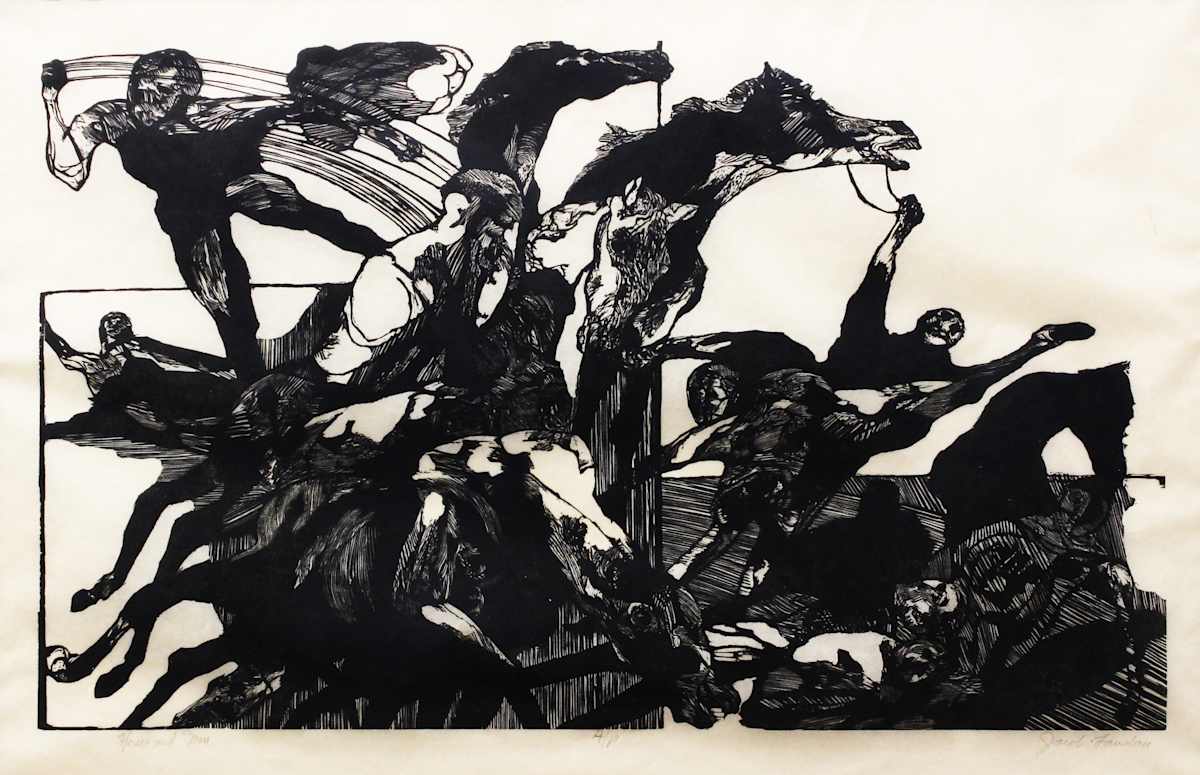 Horses and Men by Jacob Landau, Image 1.