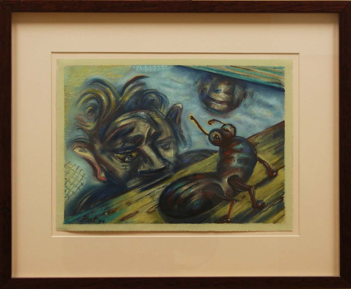 Man Studying Bug by Michael Hart, Image 1.