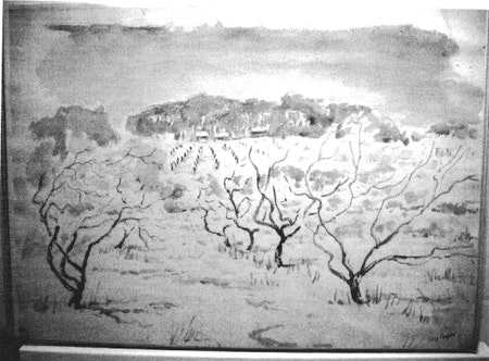 Orchard in Winter by Tunis Ponsen, Image 1.