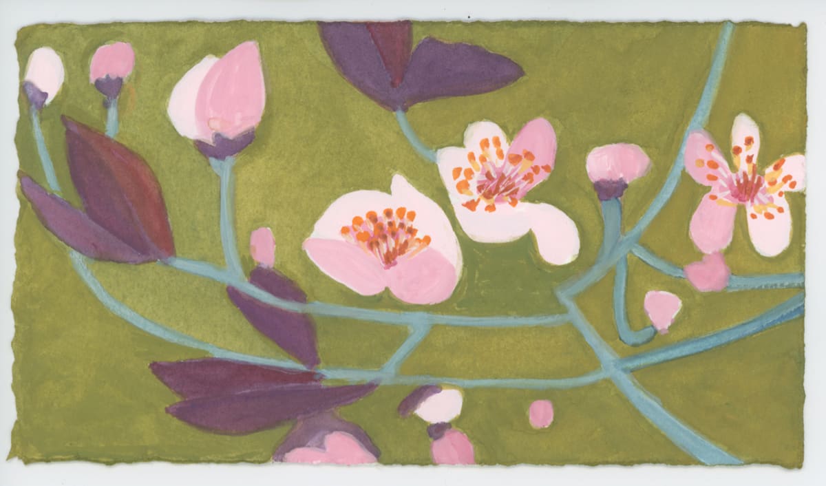 Some Ornamental Blossoms on the Right of the Way #1581 by Raya Bodnarchuk, Image 1.