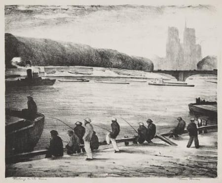 Fishing on the Seine by Tunis Ponsen 