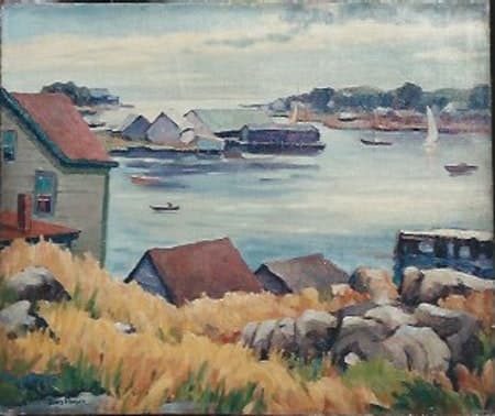 Gloucester Harbor by Tunis Ponsen 