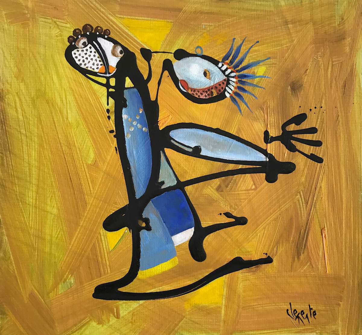 African Chief & Queen by Clemente Mimun, Image 1.