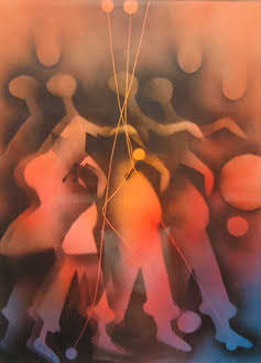 The Musicians Three 1 by Soloman Sekhaolela, Image 1.