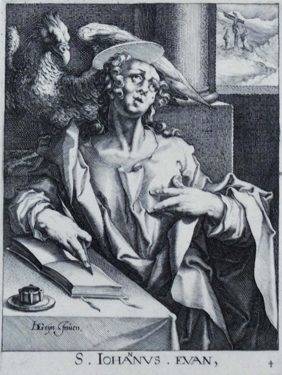 The Four Evangelists, St. John by Jacques de Gheyn, Image 1.