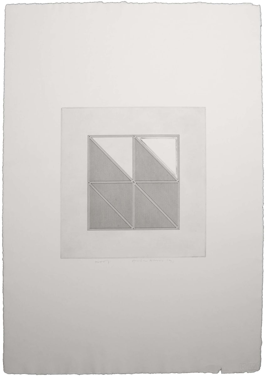 Triangles Within a Square II by Gordon House, Image 1.