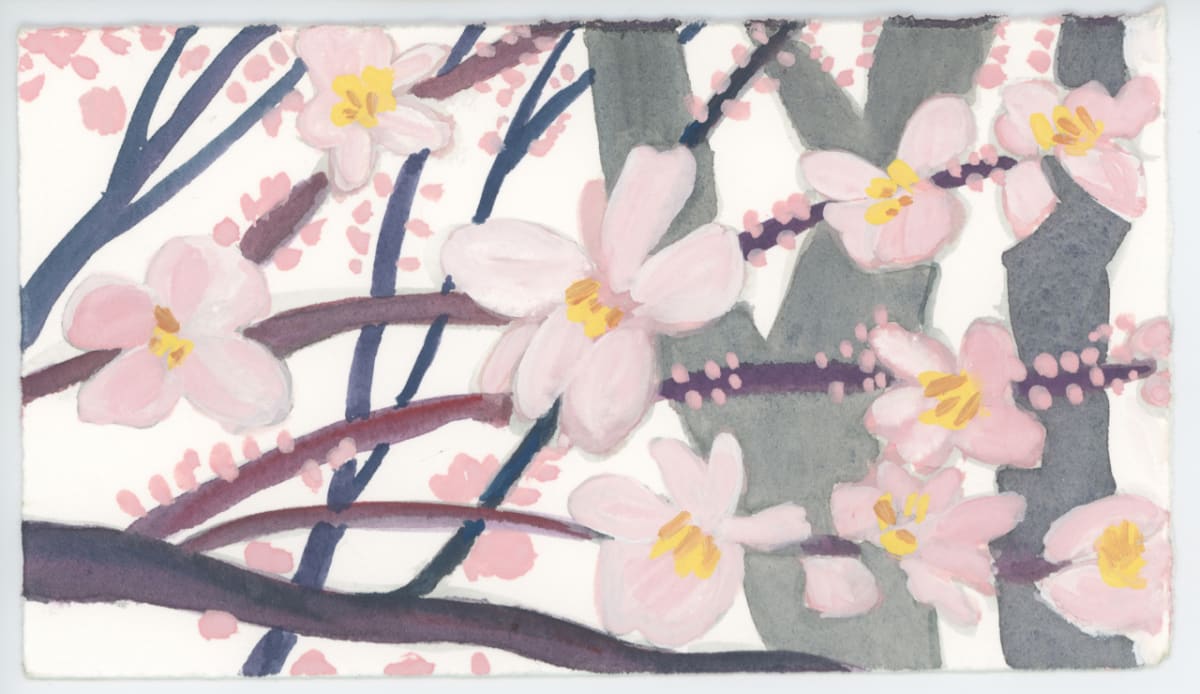 Early Cherry Blooming, #1550 by Raya Bodnarchuk, Image 1.