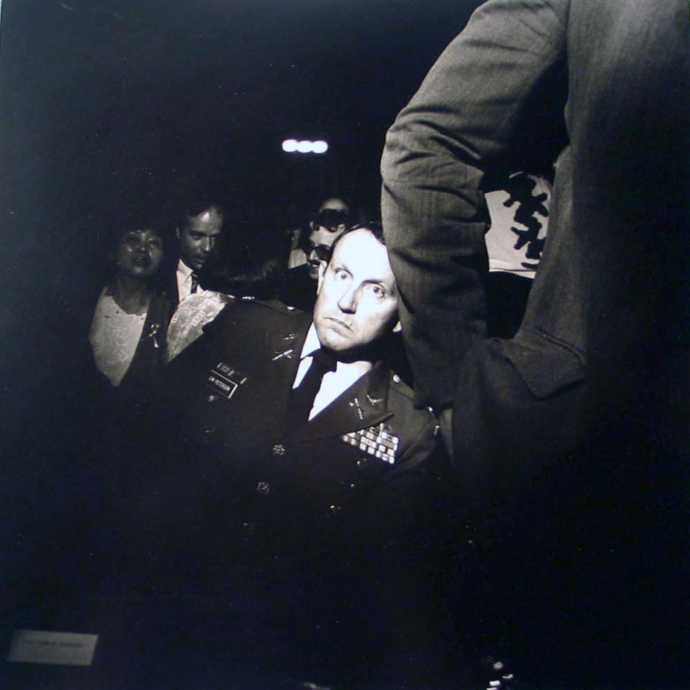 Military Apparition, NYC, Social Context by Larry Fink 