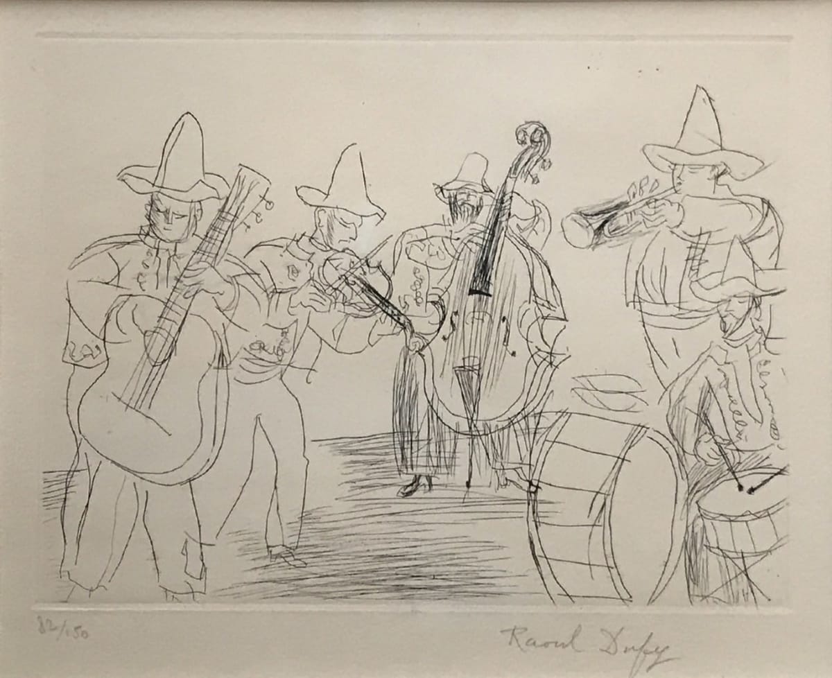 Les Musiciens Mexicains by Raoul Dufy 