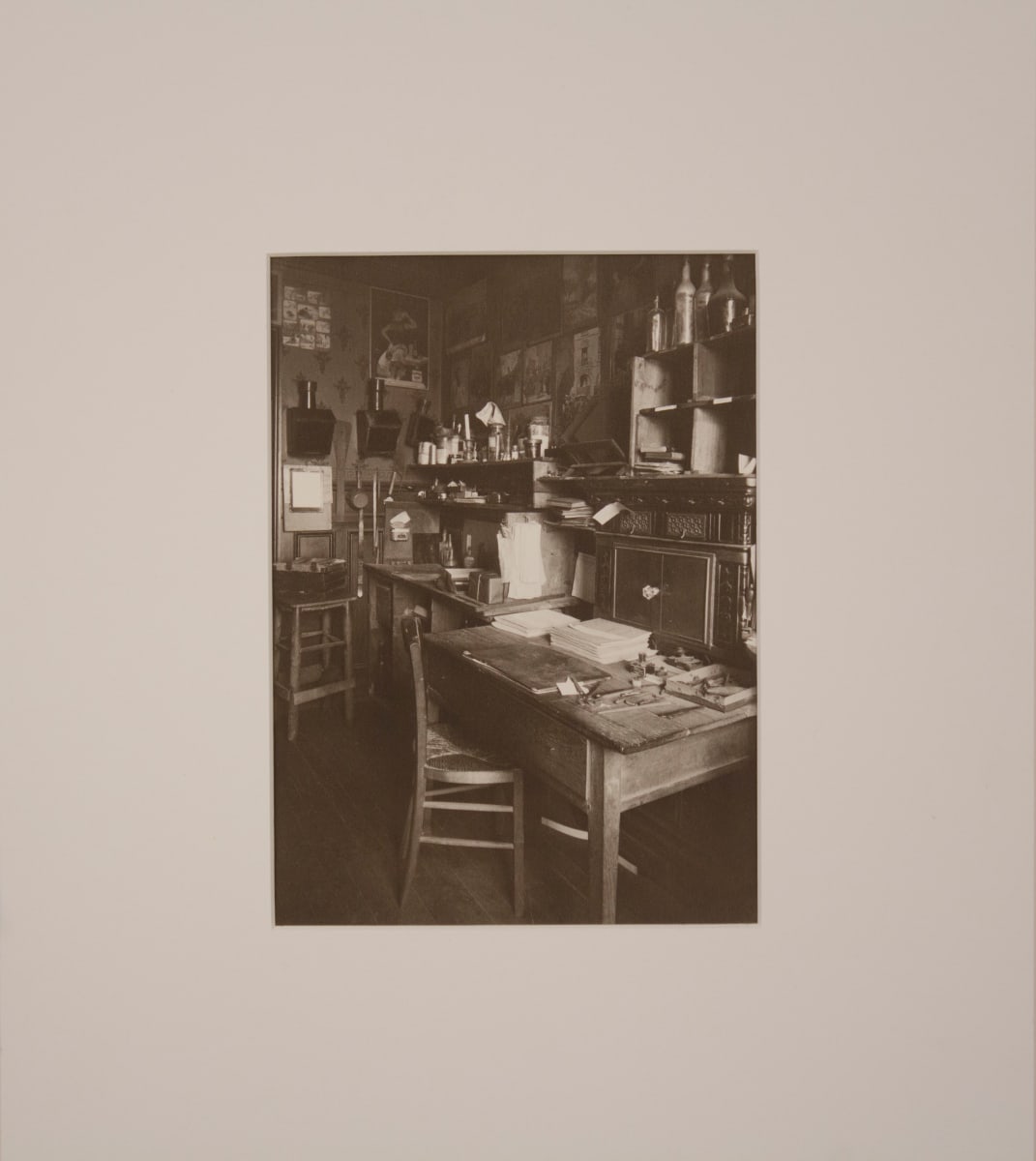 Intérieur photographie. (Atget's workroom) by Eugene Atget, Image 1.