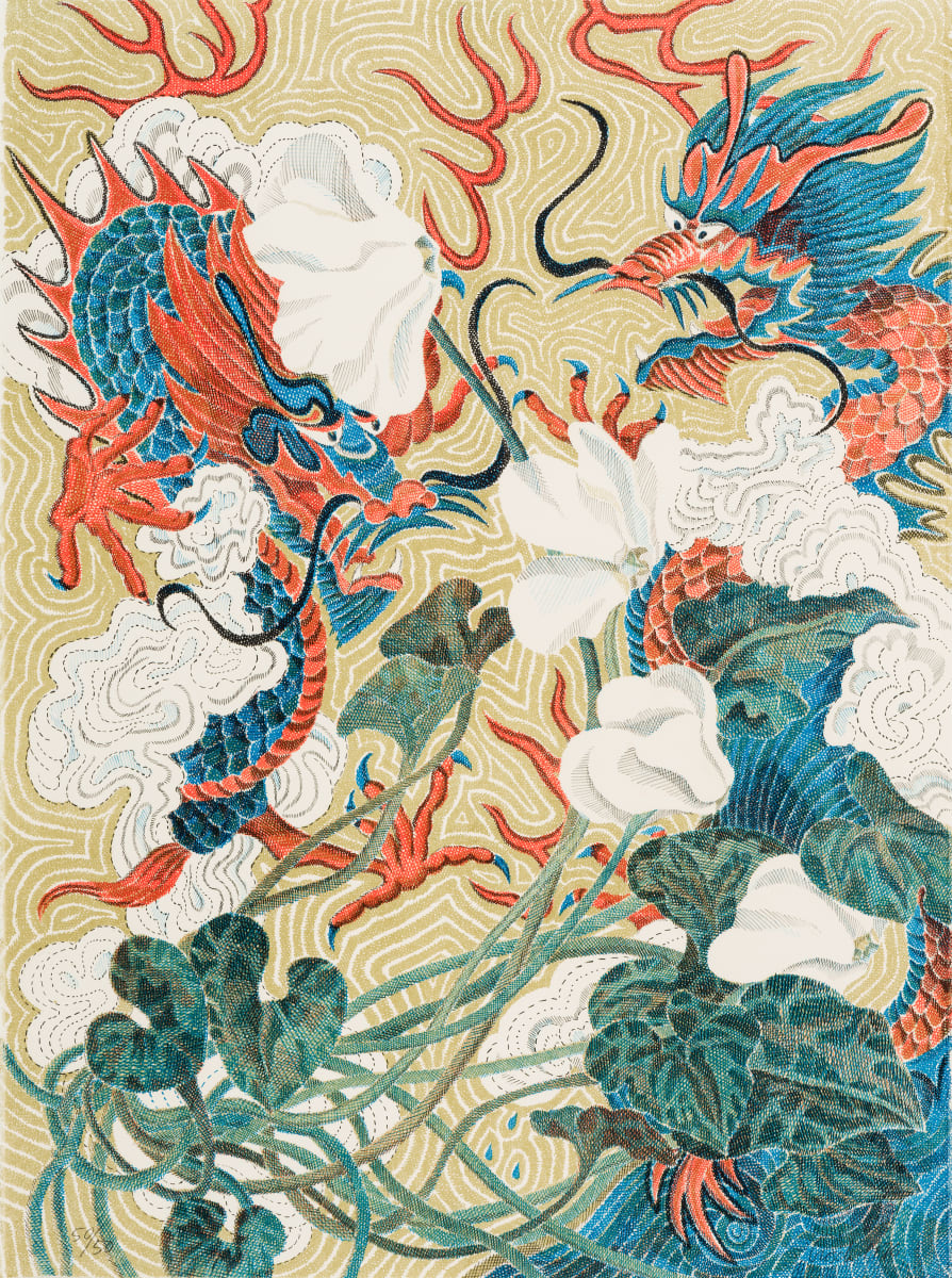 Dragon Flowers by Laura Grosch 