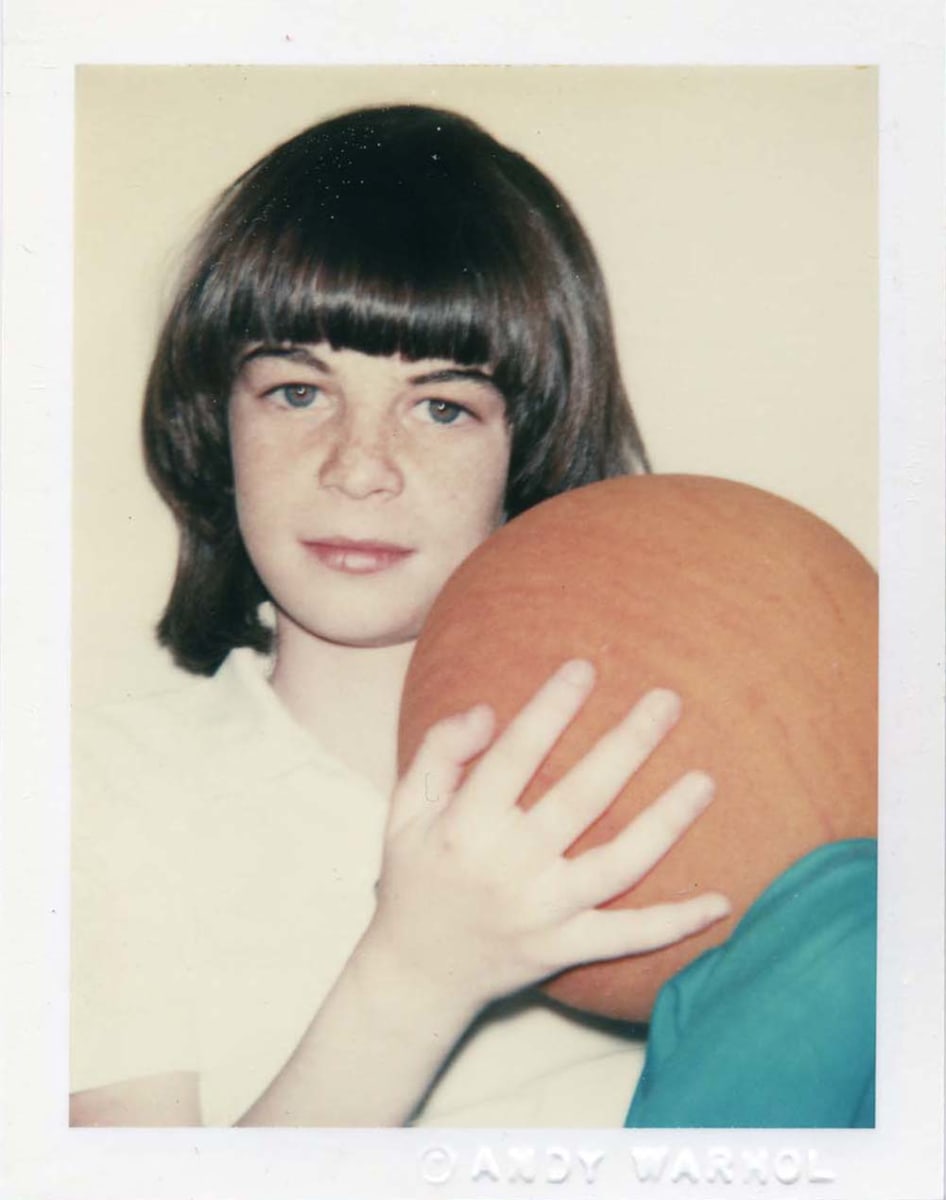 Unidentified Girl (White Shirt, With Ball) by Andy Warhol 