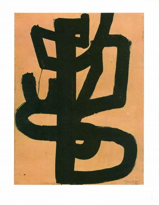 Untitled by Pierre Soulages, Image 1.