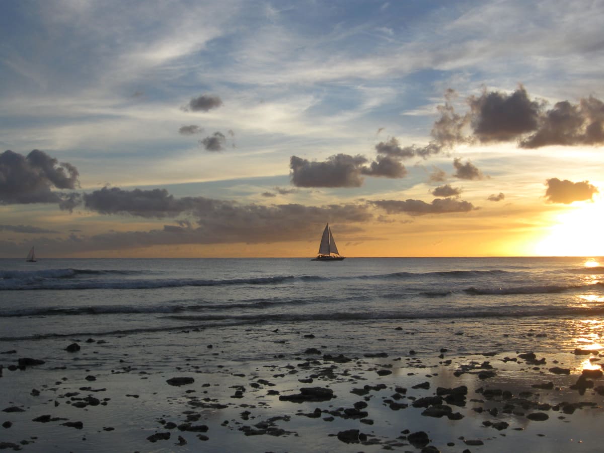 Barbados Sunset by Diane L. Onak, Rn 