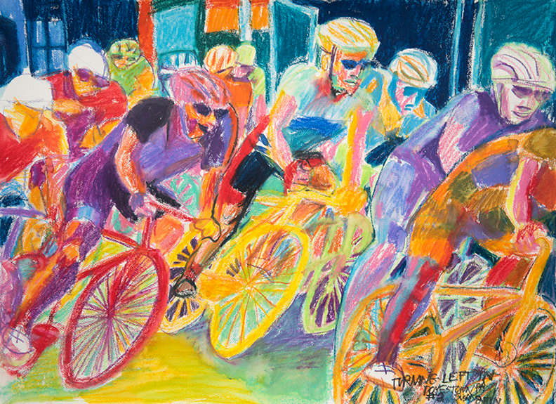 Turning Left in Doylestown #4 by Susan Entin, Image 1.