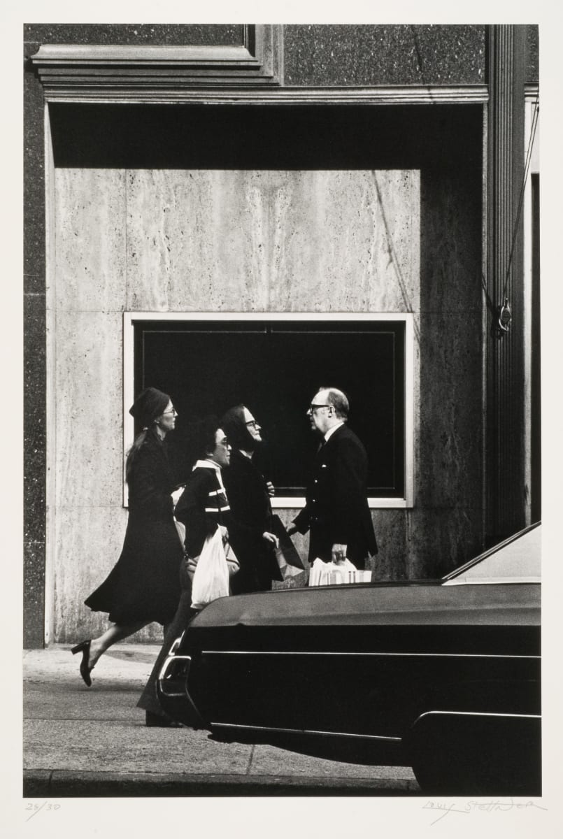 People Walking, Fifth Avenue, N.Y.C. by Louis Stettner 