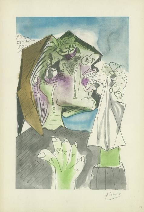 Weeping Woman by Pablo Picasso, Image 1.