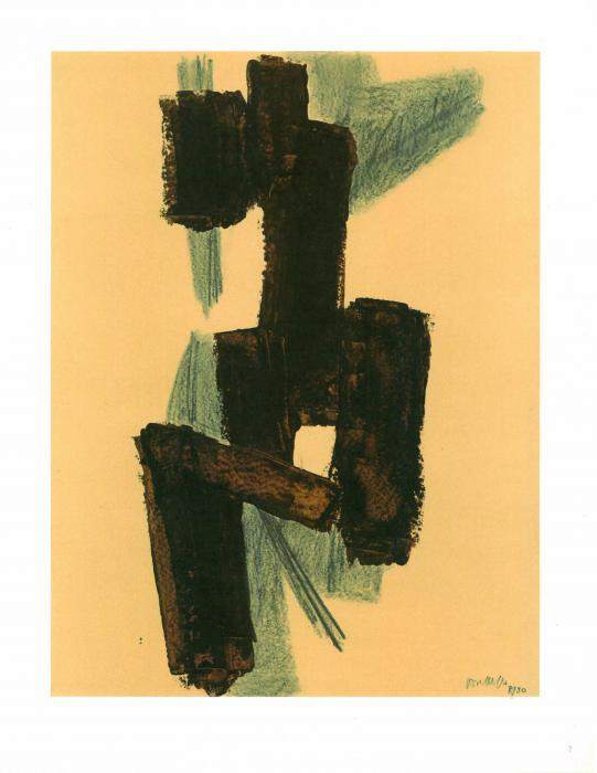 Untitled by Pierre Soulages, Image 1.