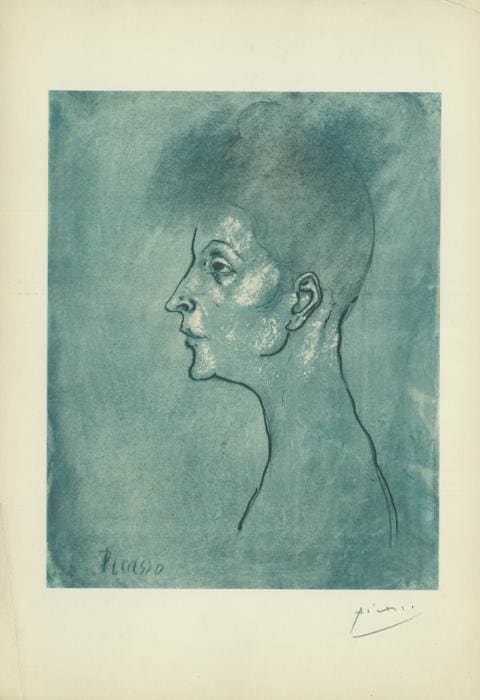 Head of a Woman by Pablo Picasso 