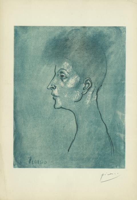 Head of a Woman by Pablo Picasso, Image 1.