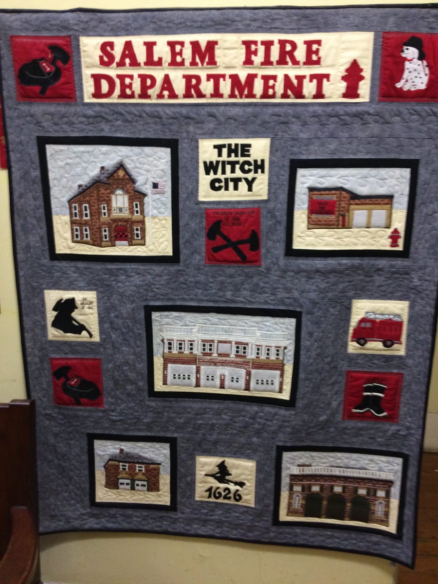 Salem Fire Department Quilt by Deane Saffer 