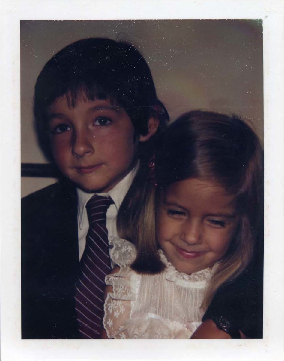 Unidentified Children (Boy in Purple Tie with Girl in White Dress) by Andy Warhol 