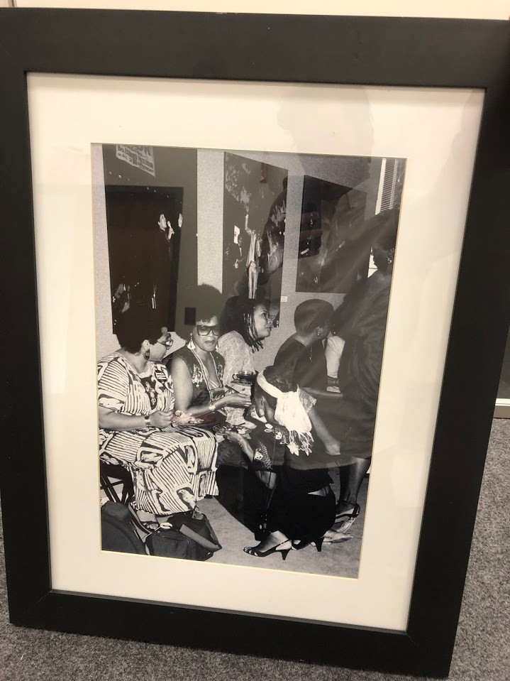 Sue Ross, Toni cade Bambara, Julie Dash, S. Pearl Sharp (squatting) This is at the NBAF Blues Leg... by Jim Alexander 