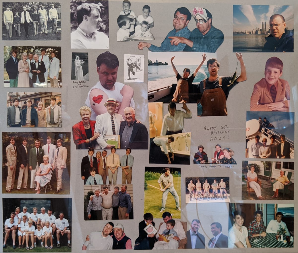 Photo collage Andy 50th - present from MnD by Andy ZZconstable 