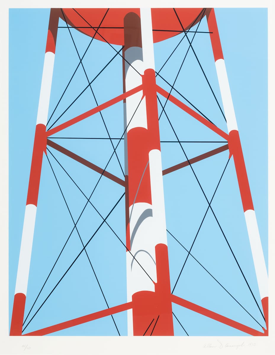 Watertower III by Allan D'Arcangelo, Image 1.