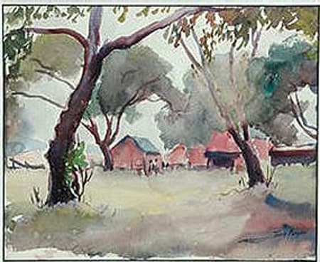 Farmyard by Tunis Ponsen 