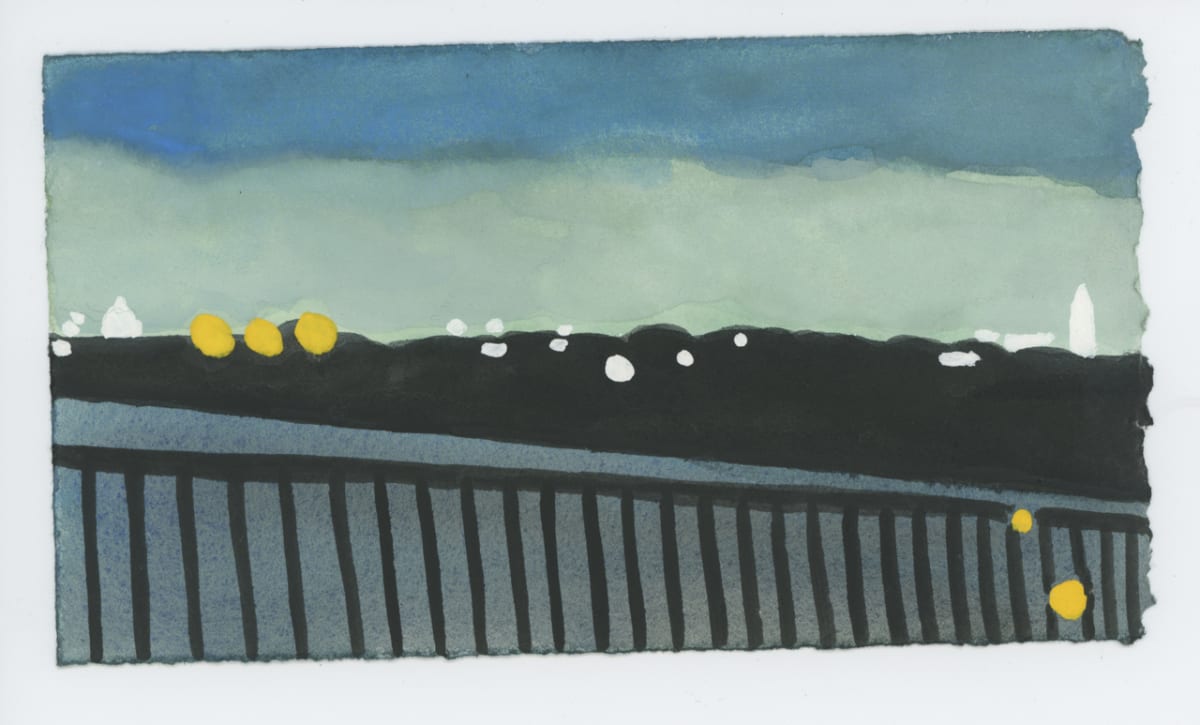 On a Rooftop Before the Fireworks, #1679 by Raya Bodnarchuk 