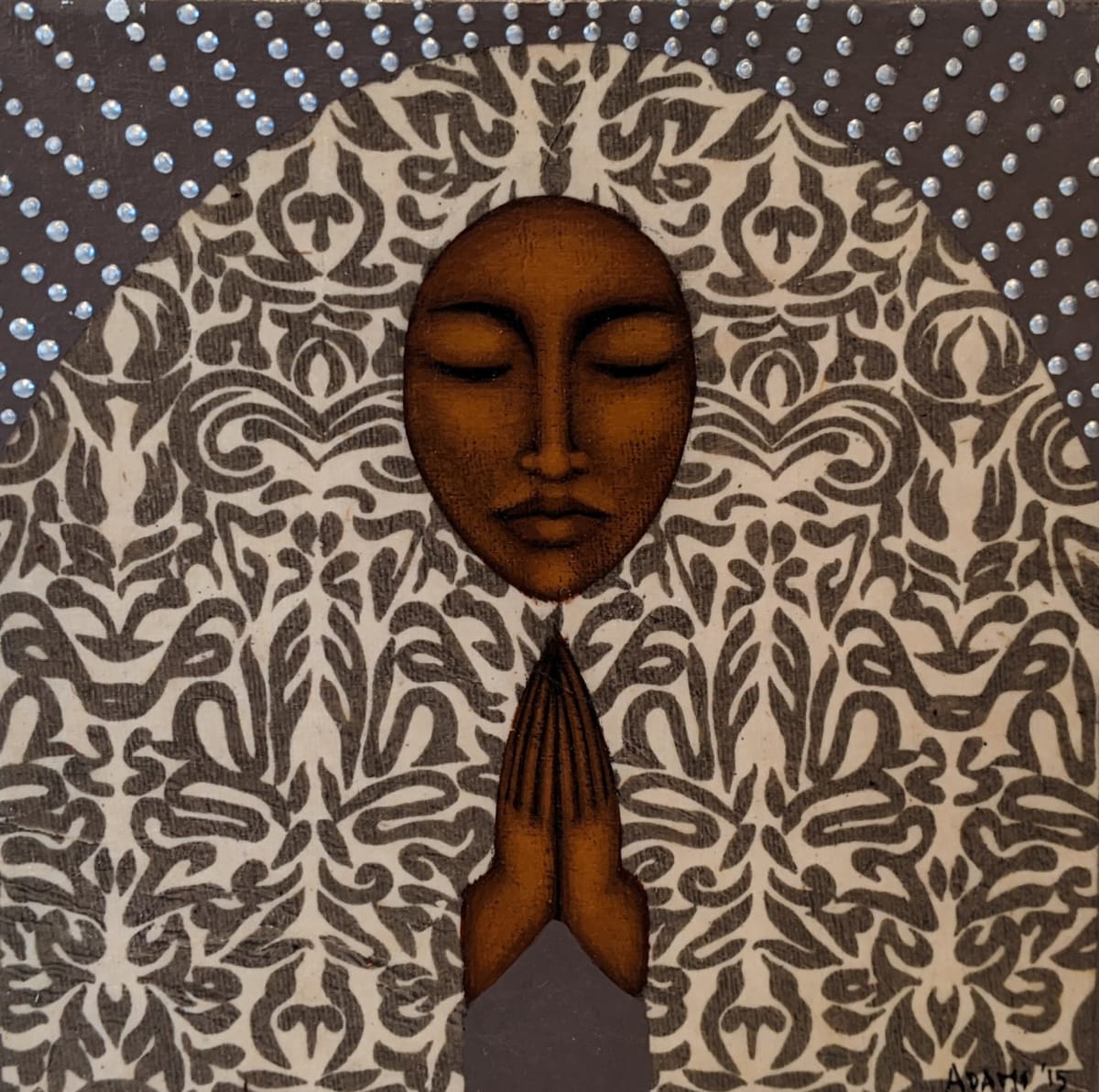 Prayer Painting by Tamara Adams 