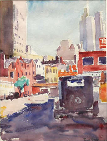 Chicago Street Scene by Tunis Ponsen, Image 1.