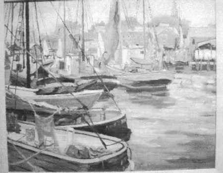 Gloucester Harbor by Tunis Ponsen, Image 1.
