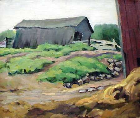Leaning Barn by Tunis Ponsen, Image 1.