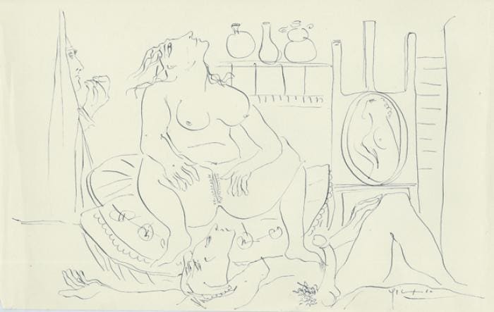 Erotic Scene by Pablo Picasso, Image 1.
