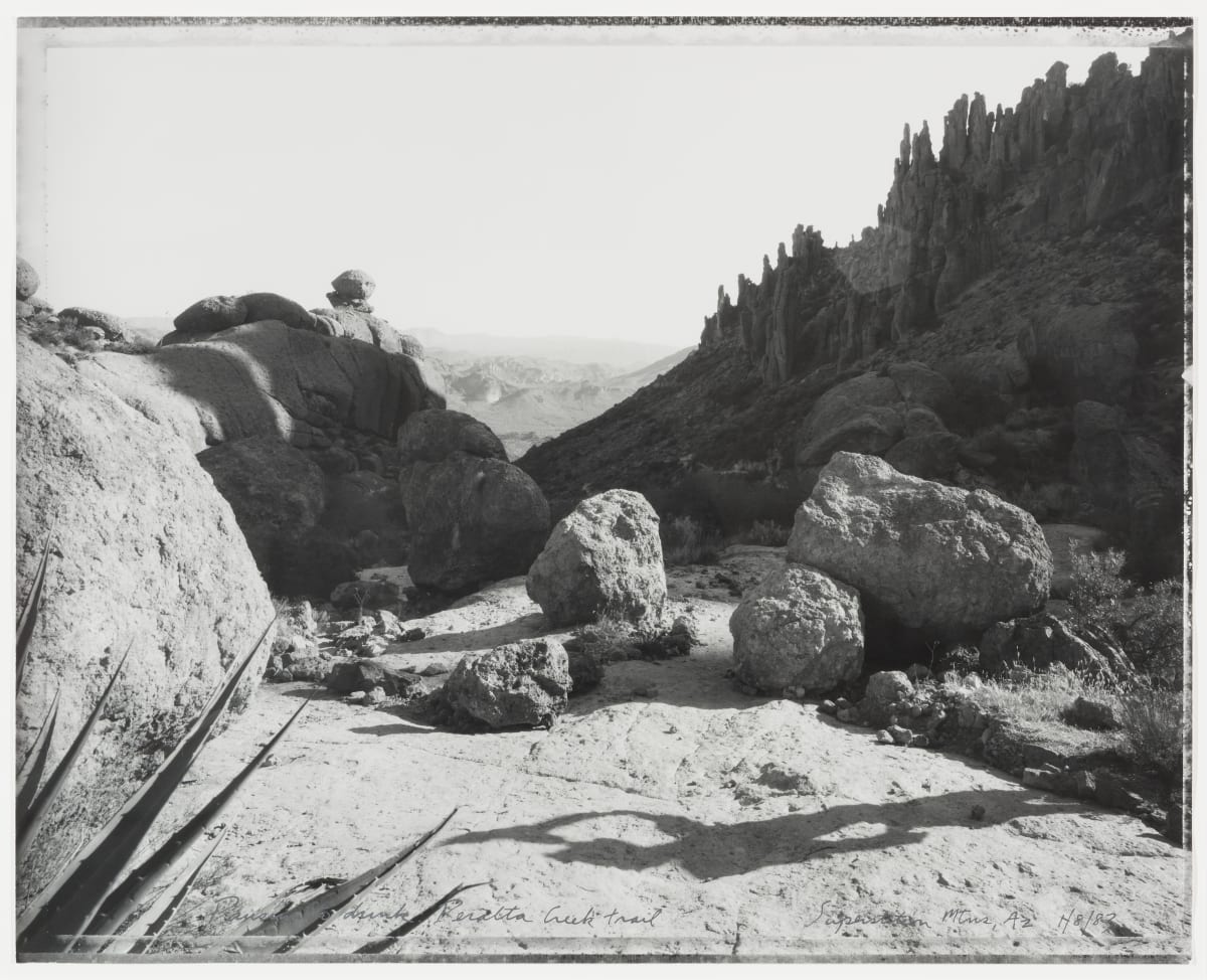 Pausing to Drink, Peralta Creek Trail, Superstition Mountains, AZ by Mark Klett 