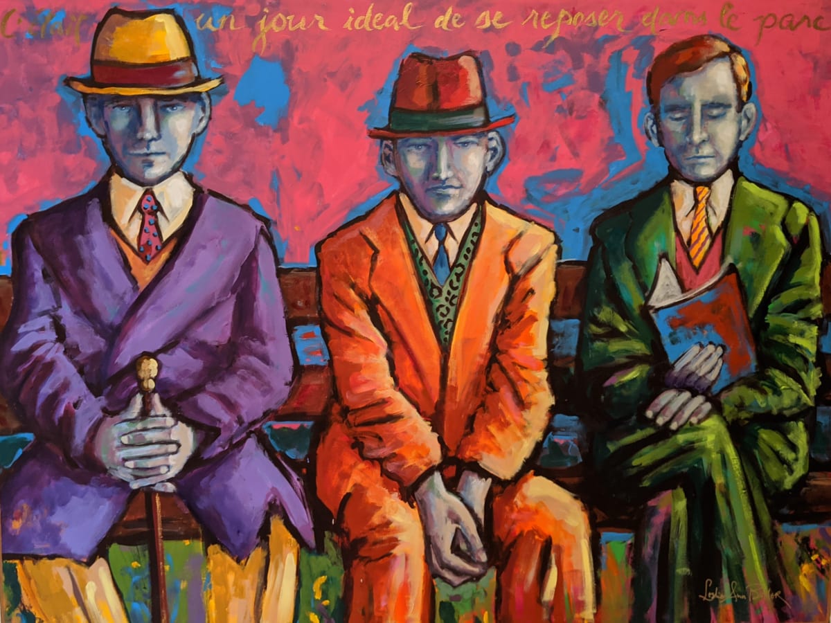 Le Pardessus Violet (The Purple Violet) by Leslie Ann Butler 