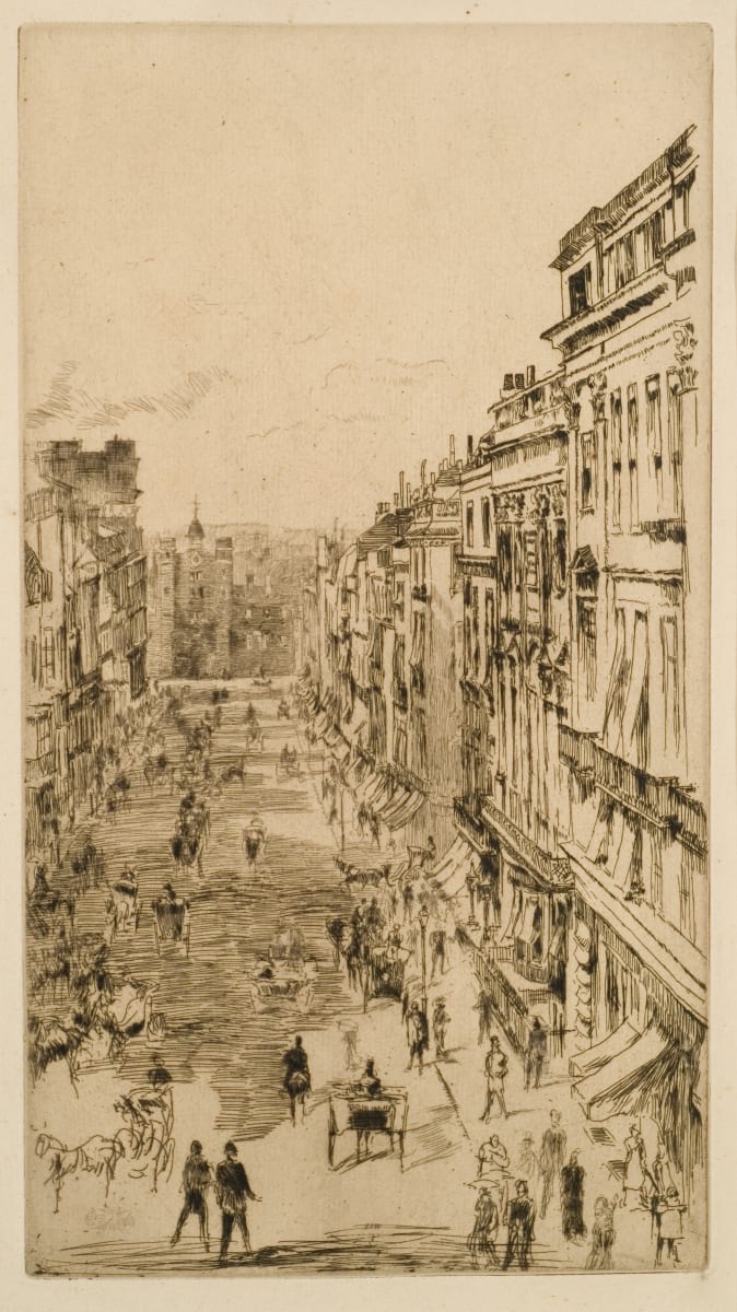 St. James Street by James McNeill Whistler 